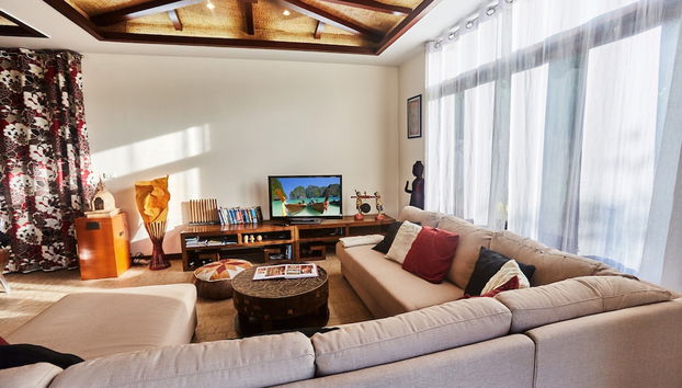 Zona de estar del vestíbulo