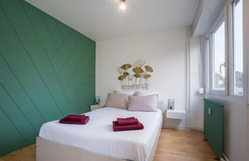 Cosy, lumineux - 1ch'- 2 lits - 4pers'- Streaming - Foto 1