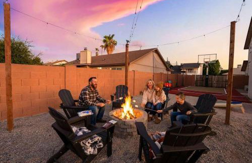 Slide into Fun Pool Games Fire Pit Sport Court - Foto 8