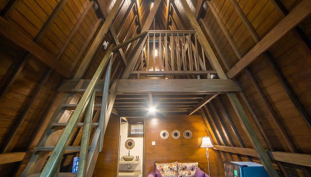 Rumah Kayu Tatiya Villa - Foto 4, Zona de estar