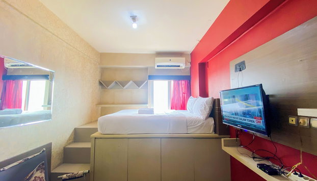 Serene Studio Room At 5Th Floor Suites @Metro Apartment - Foto 2, Habitación