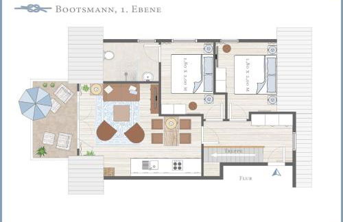 Ferienwohnung Bootsmann - Foto 3