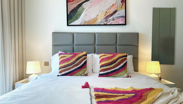 Vibrant 1BR Apartment Marina&Ocean View - Foto 5, Habitación