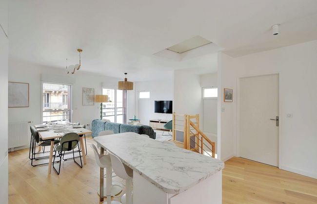 Chic Duplex With Rooftop -3bd/6p- Nogent-sur-marne - Foto 8