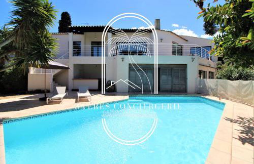 Villa l'Arbanaise vue mer piscine presqu'Ile Giens BY HC - Foto 20