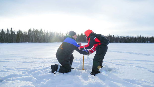 Snowshoeing & Ice Fishing - Photo 3, Enjoy ice fishing!