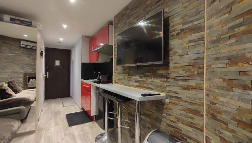 Studio les 2 Alpes au Village 1800m-Commerces et télésiège à 50m-Retour ski au pied - Foto 5