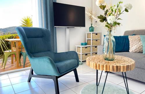 Les Vigies-T4 vue mer-terrasse-parking-6 pers - Foto 13