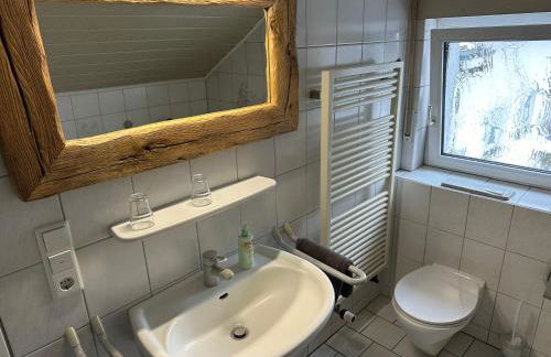 Ferienwohnung am Wald mit Garten & Hot-Tub & Alpakas - Foto 54