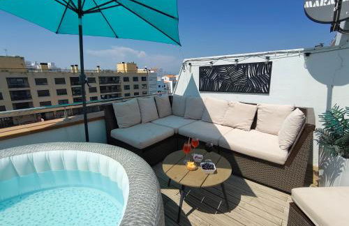 "Rooftop One" jacuzzi - plein sud - 2 chambres sur les canaux - Foto 2