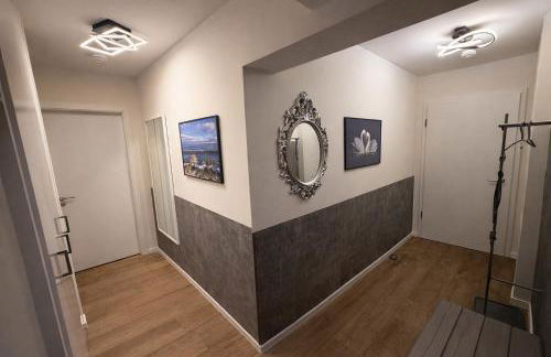 Elegantes & modernes Apartment NeLi mit Terrasse, 100m zum Hafen Röbel Müritz - Foto 7