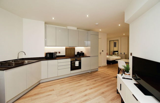 Seven Stays Modern Studio Apartment - Solihull - Foto 5