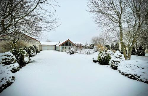 Villa 200m2 avec PISCINE chauffée & SPA & sauna & kota-grill - Foto 51