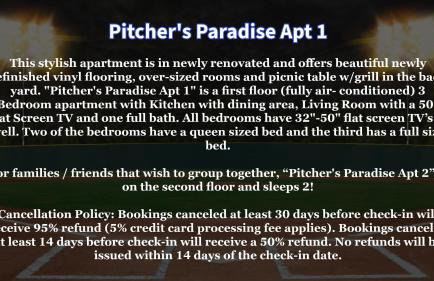 Pitcher's Paradise Apt 1-All Star Baseball Rentals - Foto 22