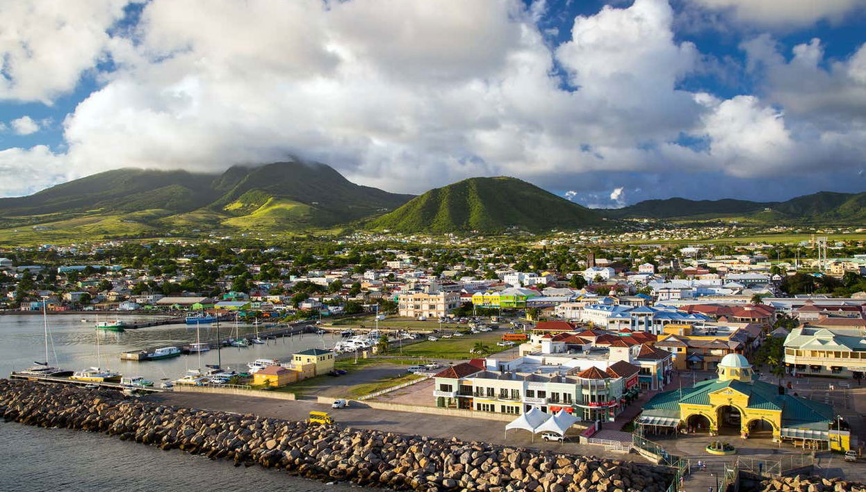 Panoramic view of Saint Kitts