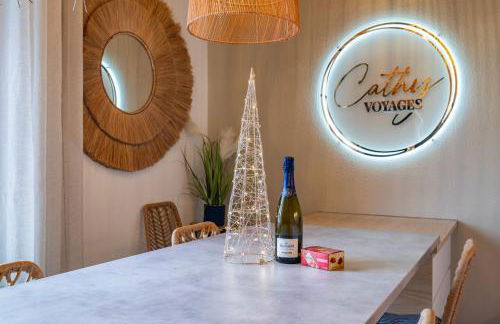 CathyVoyages - Ciel étoilé - Bord de Mer - Parking gratuit - Vidéoprojecteur - Lit rond - La Paillote Strasbourgeoise - Photo 53