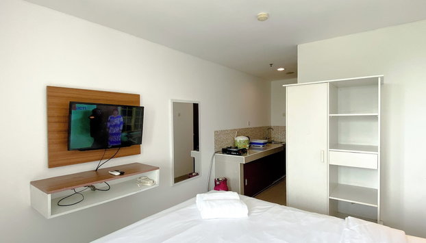 Modern Look And Homey Studio At Enviro Apartment - Foto 5, Habitación