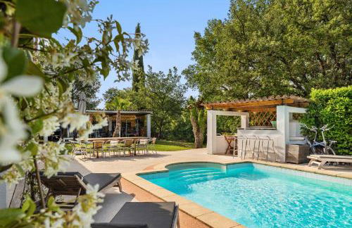 Villa Madiana - "Le Diamant" climatisée, piscine privée chaufffée, Fitness,proche Cannes, Grasse - Foto 70