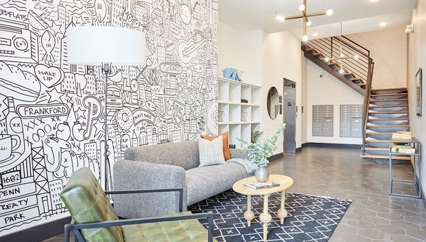 Sala de estar do lobby