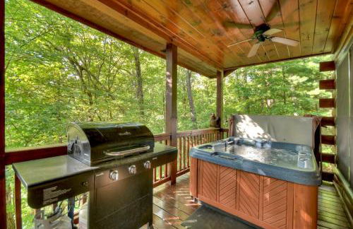 Bearfoot Ridge Wood-burning fireplace cozy hot tub serene views - Foto 12