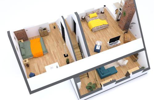 Elegant 120m2-Face cathedrale-6 pers-free Parking - Foto 28