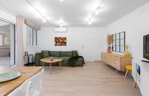 T2 Calme absolu - Coeur Toulouse - Saint Cyprien - climatisation - Terrasse arborée - Foto 35