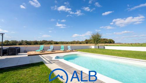 La Villa Océane, familiale & piscine privée - Foto 1, Garden, sunbed