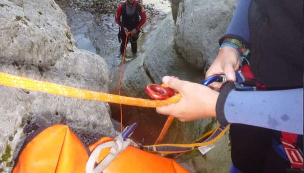 Ajustando los arneses