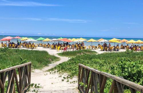 MSFlats Paripueira praia varanda c rede cozinha Wifi Ar split - Foto 7