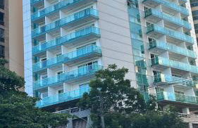 Praia do Canto Apart Hotel quarto sala e varanda - Foto 20