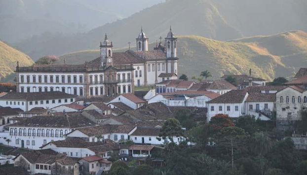 Disfrutando del tour por Ouro Preto