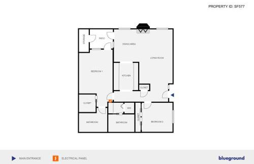 Santa Clara 2BR w WD Gym Pool SFO-577 - Foto 20