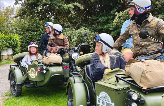 Visite privée sur le thème du débarquement de Normandie à moto avec side-car - Photo 3