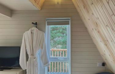 Little Getaway in the Highlands, private sauna and stargazing geodome - Foto 12