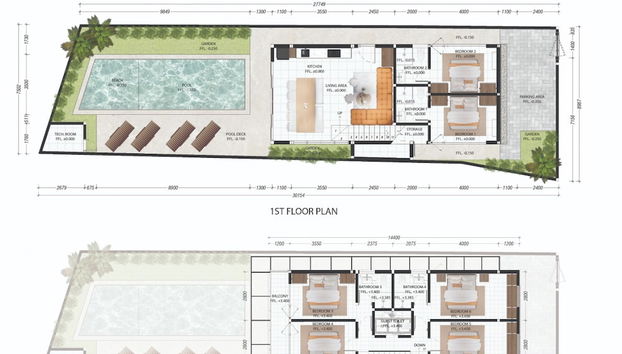 Mateo Villa Marvelous 6BR 2 Mins to Beach - Foto 4, Habitación