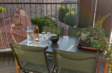 Bail mobilité - Studio cosy avec terrasse et vue - Foto 17