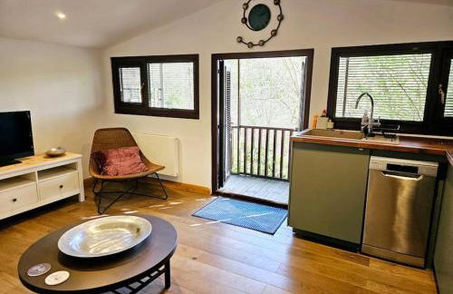 Treetops Lodge, private Cornish hideaway, parking, garden - Foto 7