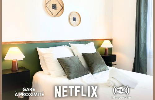 L'écrin vert - Wifi - Netflix - Climatisation - Parking Gratuit - Foto 13