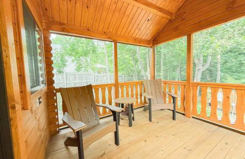 SaunaHaus - Log Cabin plus Private Sauna by the Brook - Foto 9