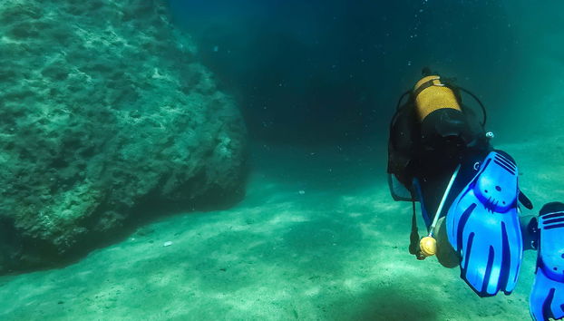 Batismo de mergulho em Alanya