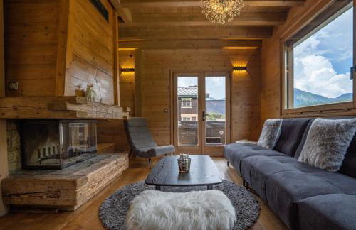 Grosse Pierre Chalet 180m2 Cheminee Jacuzzi Vue Taconnaz - Foto 26