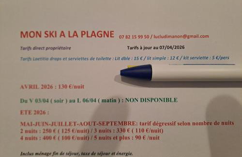 MON SKI A LA PLAGNE - PLAGNE BELLECOTE Résidence 3000 - Foto 49