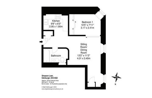 Extremely Central Quartermile Apartment Near Castle and University - Foto 20