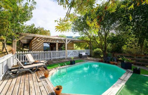 Lodge milieu - Piscine privée Terrasse - - Foto 1