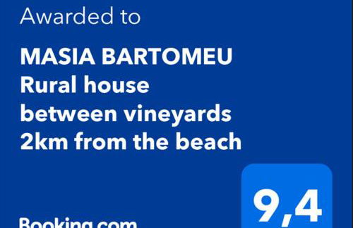 MASIA BARTOMEU Rural house between vineyards 2km from the beach - Foto 40