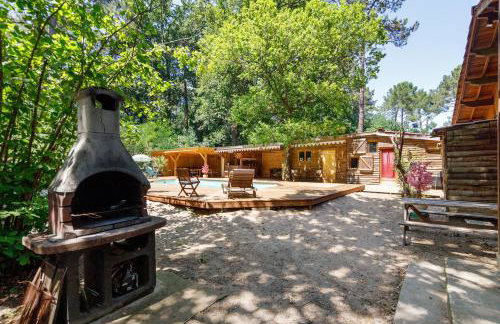 Cap Ferret Villa Grand Chalet Bois - Foto 35