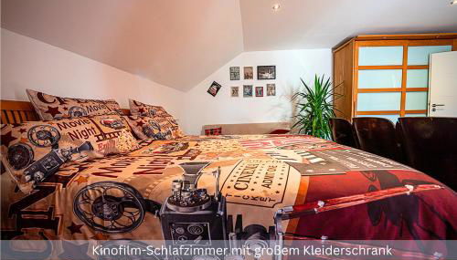Kinofilmwohnung mit großem Dachgarten im Gästehaus Graf-Schmelzer - Foto 2, wardrobe