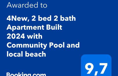 4New, 2 bed 2 bath Apartment Built 2024 with Community Pool and local beach - Photo 2