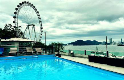 FLAT DUBAI - FRENTE RODA GIGANTE - PISCINA FRENTE MAR - Excepcional - Foto 6