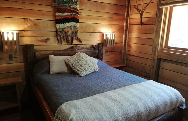 Cabaña Rústica 2 Maravillosa,con Troncos Nativos, con Orilla de Río Trancura - Photo 8